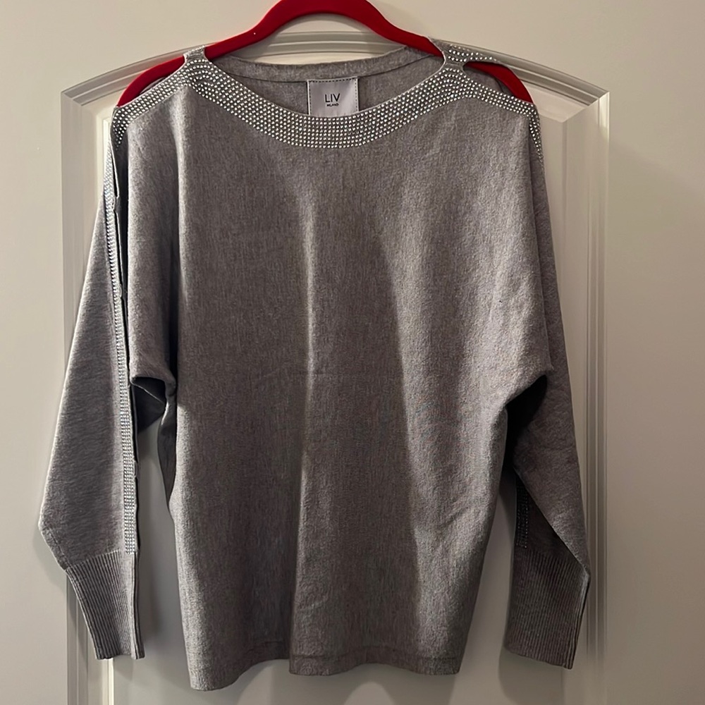 Sweater with Rhinestones